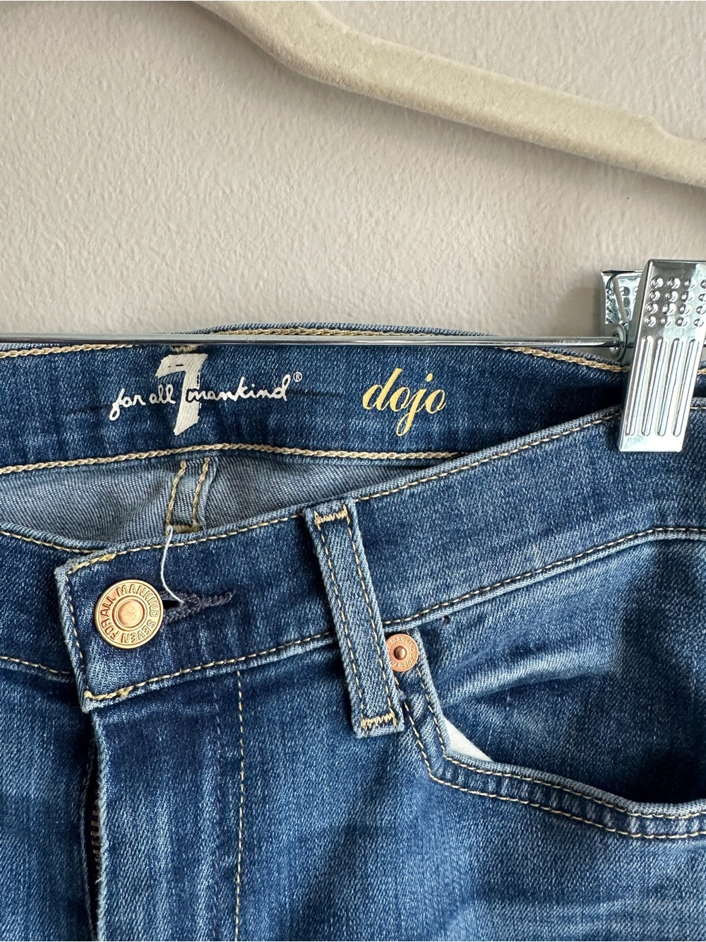 7 For All Mankind Dojo Flare Jeans - Picture 4 of 5